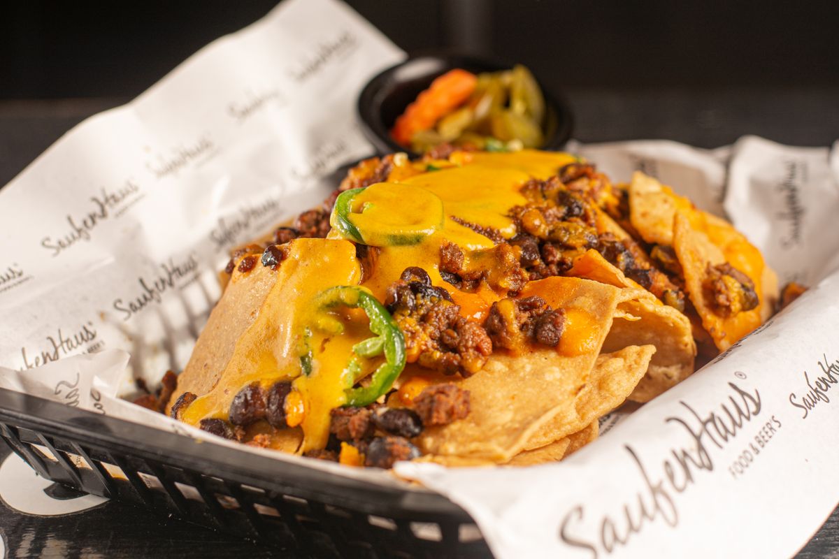 Spicy Burger with fresh ingredients